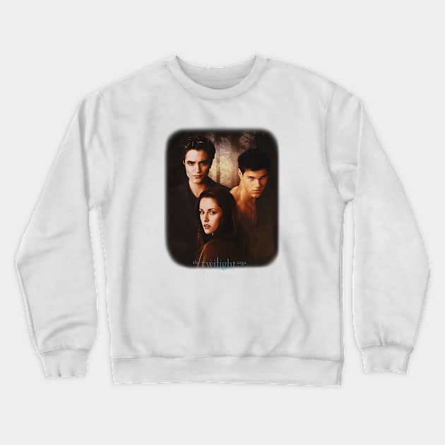 Twilight Trio Forest Boyfriend Crewneck Sweatshirt by Stephensb Dominikn